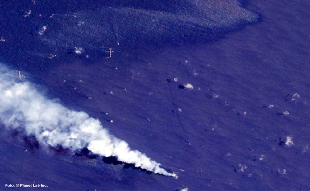 Pemex afirmó que el derrame se reportó de manera inmediata el 6 de julio ante la ASEA y la Semar. Foto: UNAM