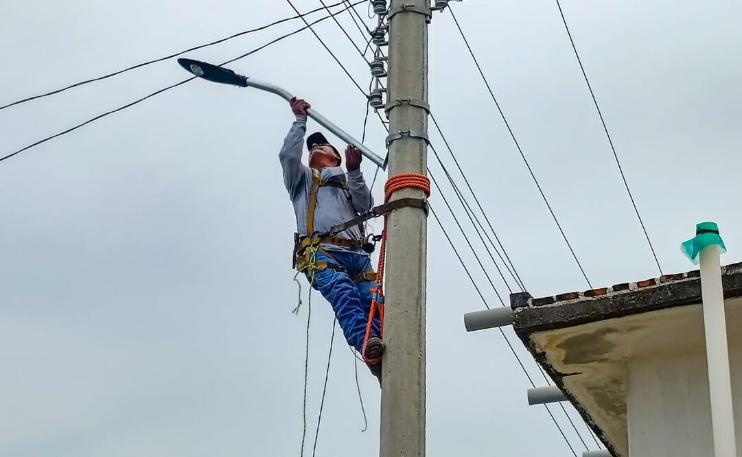 Alumbrado público. Foto: Especial