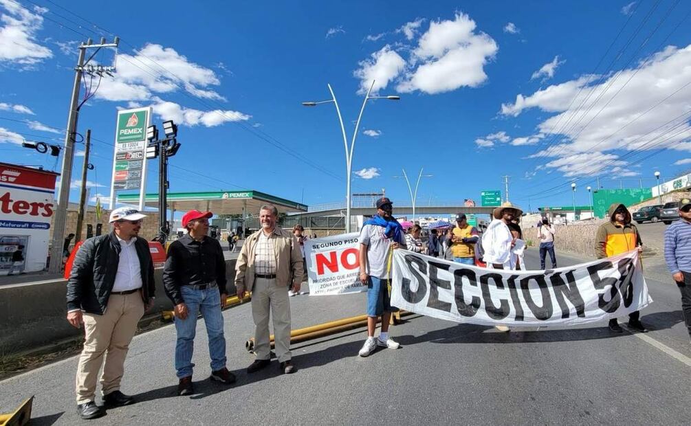 Maestros de Zacatecas bloquean accesos carreteros ante falta de acuerdos (19/02/2025). Foto: Especial
