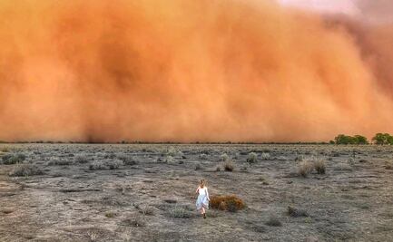 Tormentas de polvo y granizo afectan a una Australia asolada por los incendios