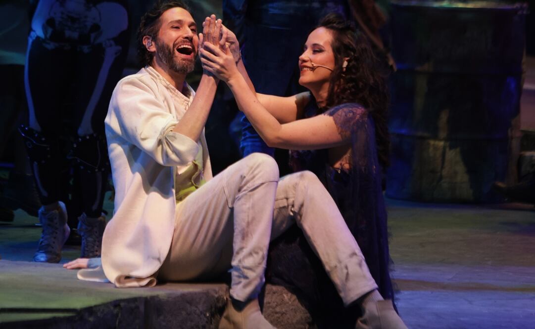 Benny Ibarra, Ximena Sariñana y Erik Rubín durante el levantamiento de imagen de la obra musical "Jesucristo  Superestrella en el Teatro 1". Foto: Carlos Mejía/EL UNIVERSAL.