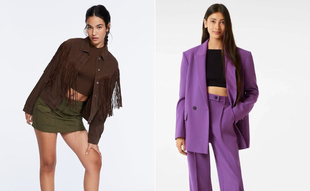 Los flecos son protagonistas de las tendencias de otoño / Foto: Stradivarius / Bershka