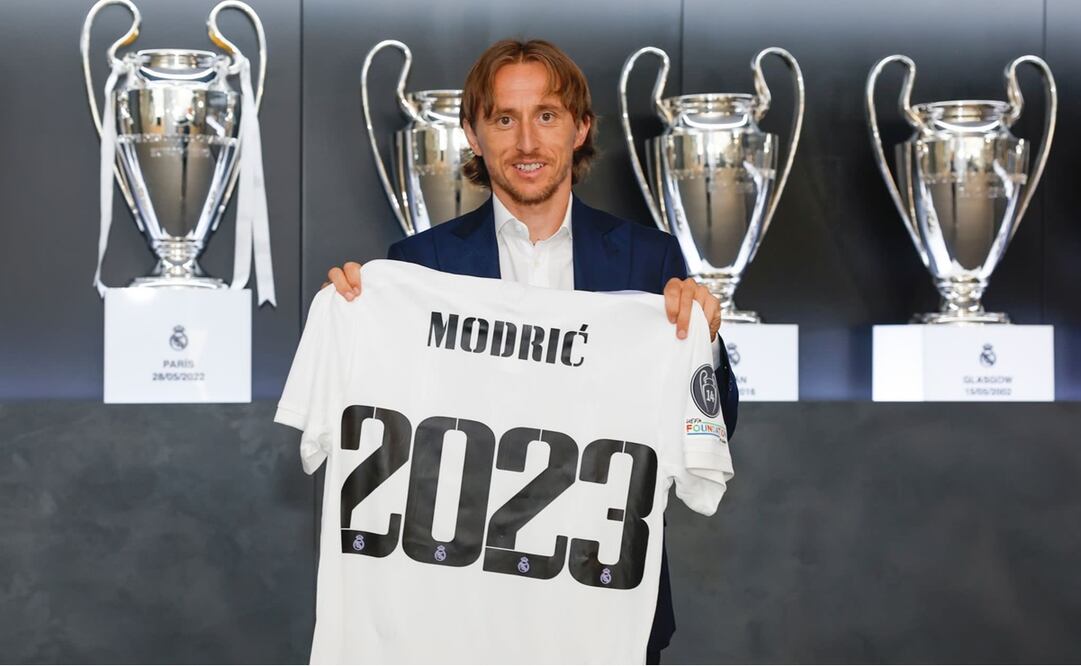 Luka Modric será jugador del Real Madrid hasta 2023 - FOTO: Twitter @lukamodric10