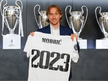Luka Modric renovó su contrato con el Real Madrid hasta 2023