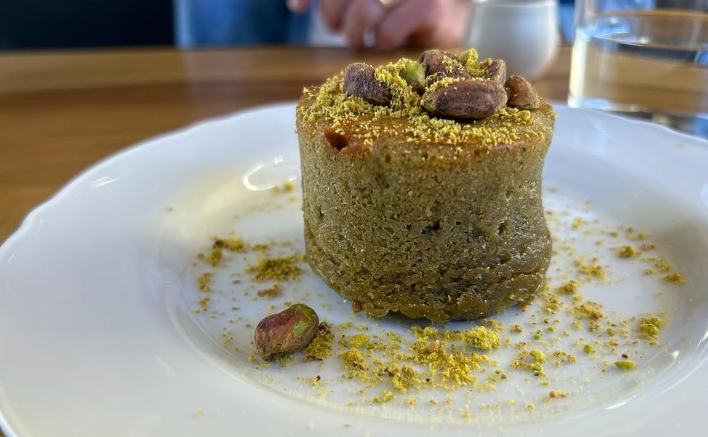 Coulant Matcha y pistache de Koyi Sushi. Foto: Alan Nájera / El Universal