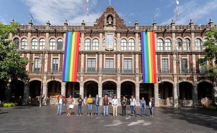 Palacio de Gobierno de Morelos se viste con la bandera de la diversidad sexual