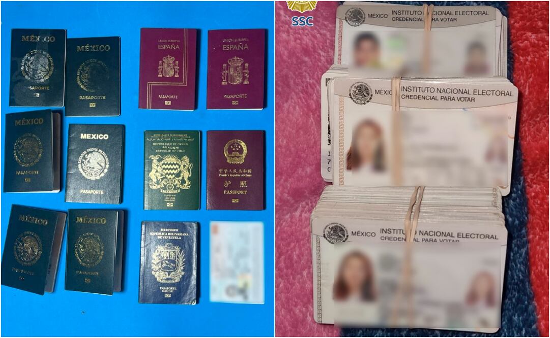 Falsificadores de documentos en el Centro de la CDMX. Foto: Especial