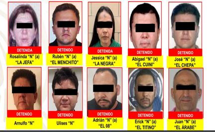 Esta es toda la familia detenida de "El Mencho"... y una veintena de miembros del CJNG