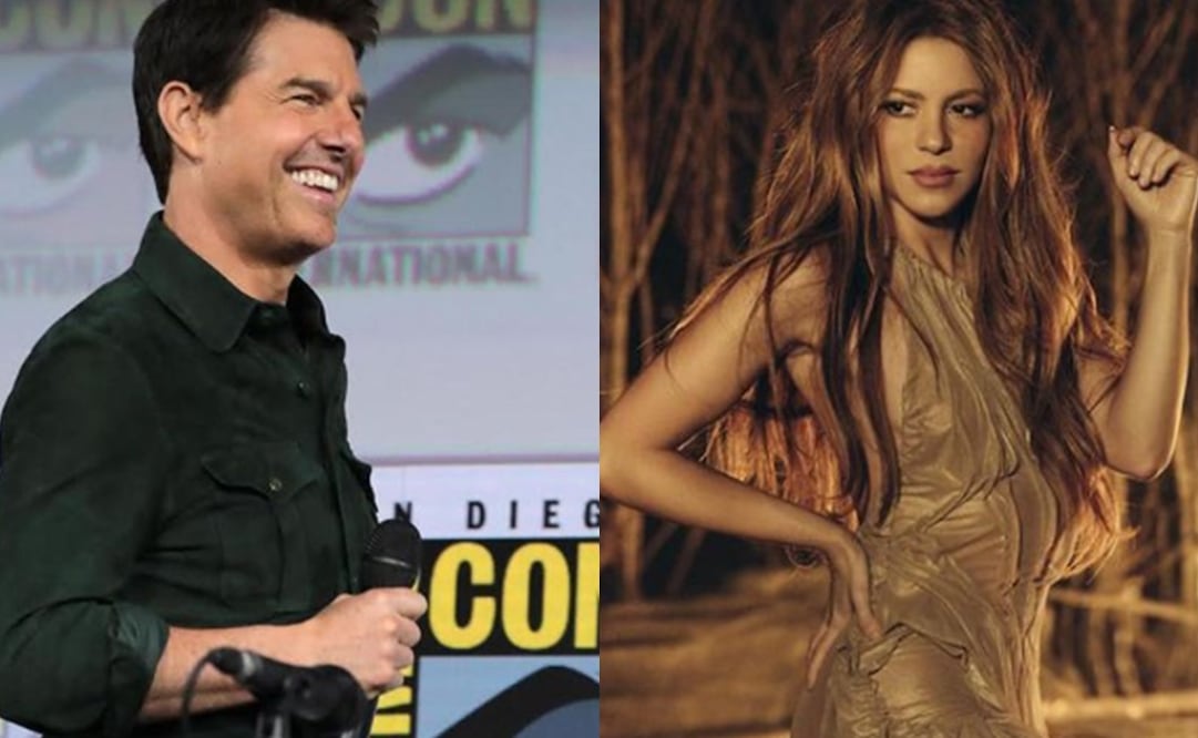Tom Cruise y Shakira. Fotos: Vía Instagram oficial.