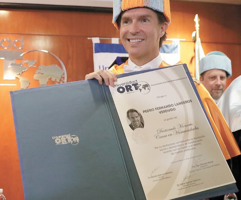 Trabajo. Fernando Landeros señaló que hace falta continuidad en proyectos de beneficio social en México. IVÁN STEPHENS. EL UNIVERSAL