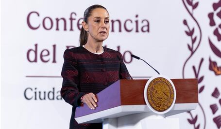 Sheinbaum descarta interés en investigar presuntos vínculos de Calderón con el narco; le corresponde a la fiscalía, dice