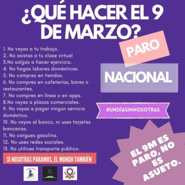 Cierran accesos al Zócalo previo a marcha de mujeres por el 8M