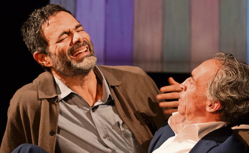 Como psiquiatra de Roberto Sosa en Por la punta de la nariz. Foto: Mejor Teatro