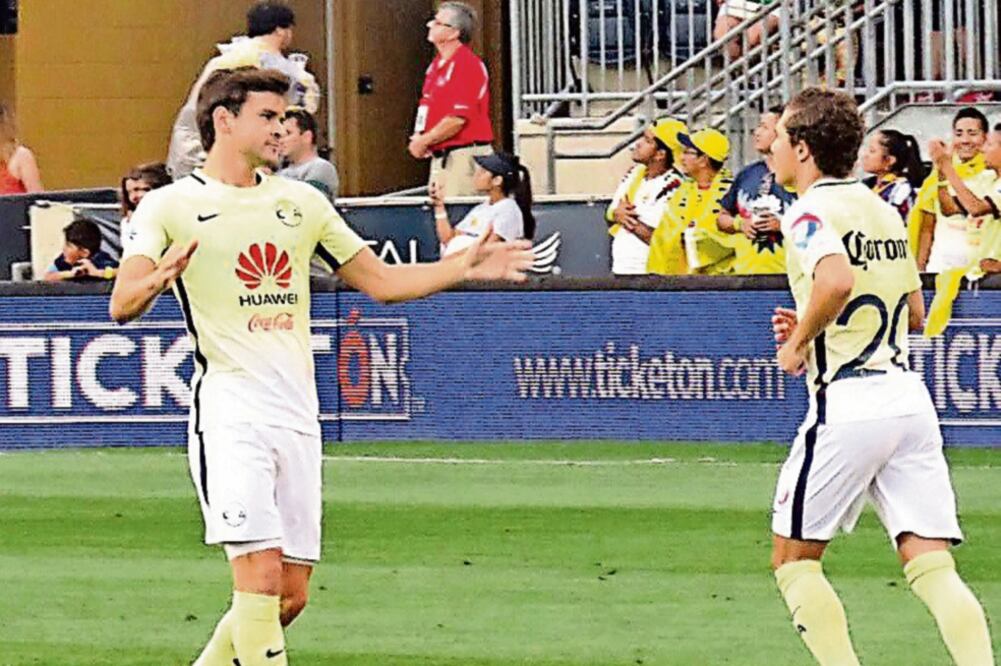 La juventud americanista: Alejandro Díaz y Manuel Pérez, buen desempeño. (TWITTER)