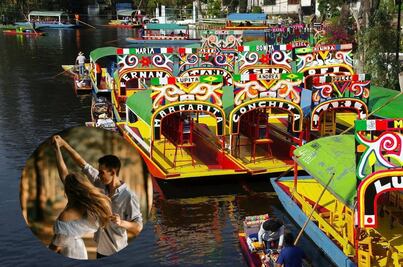 Clases de salsa en una chinampa de Xochimilco
