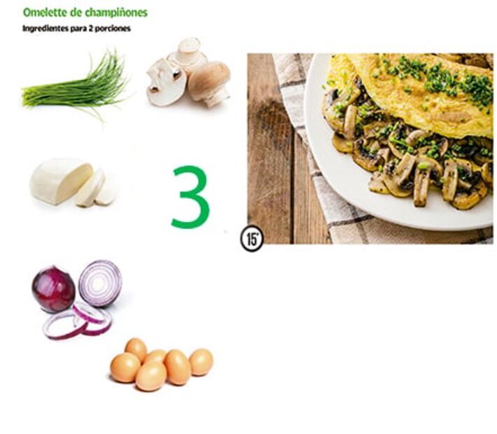 Consiente a tu familia con sencillos y nutritivos omelettes  para el desayuno