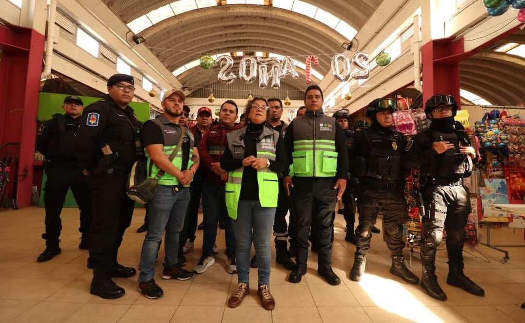 Protección Civil finaliza el operativo “Cero Pirotecnia” en los mercados de la CDMX (08/01/2025). Foto: Especial