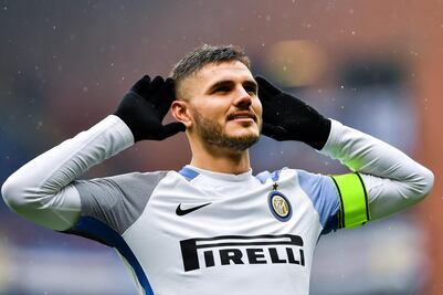 Icardi marca póker de goles con el Inter de Milán