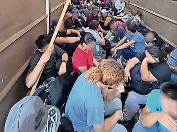 Se incrementa el traslado de migrantes en tráileres
