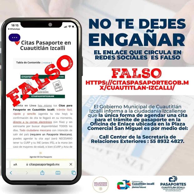 Además, la autoridad local puntualizó que el pago del trámite no se efectúa en tiendas de conveniencia ni en Oxxo. Foto: Especial
