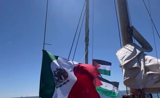 SRE reporta intercepción de flotilla humanitaria en la que viaja mexicano rumbo a Gaza; pide a Israel libertad y trato digno