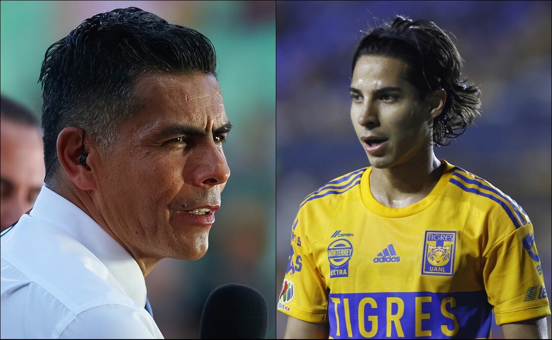 Oswaldo Sánchez realizó innecesaria pregunta a Diego Lainez luego de la final que ganó Tigres / FOTO: ESPECIAL