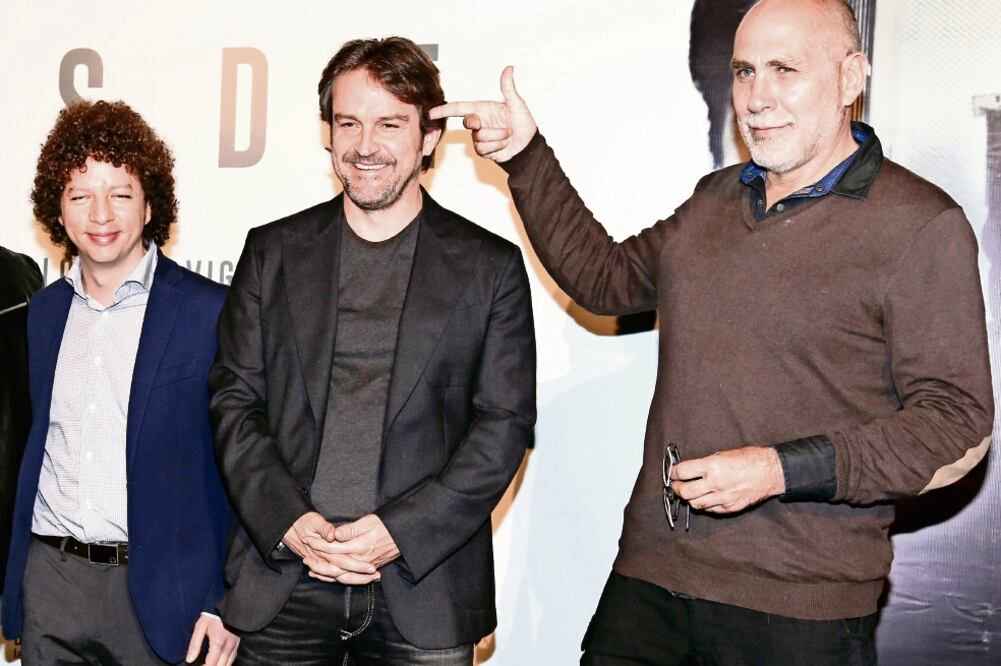 Franco, Vigas y Arriaga presentaron el filme que estrena esta semana en México (AGUSTÍN SALINAS. EL UNIVERSAL)