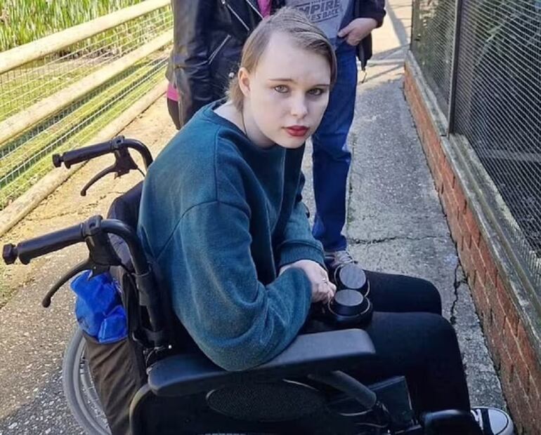 A Olivia le dijeron que tiene pocos meses de vida. foto: Daily Mail