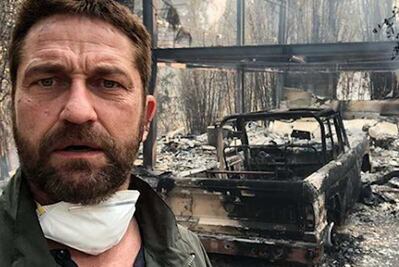 Famosos, también afectados por incendio en California
