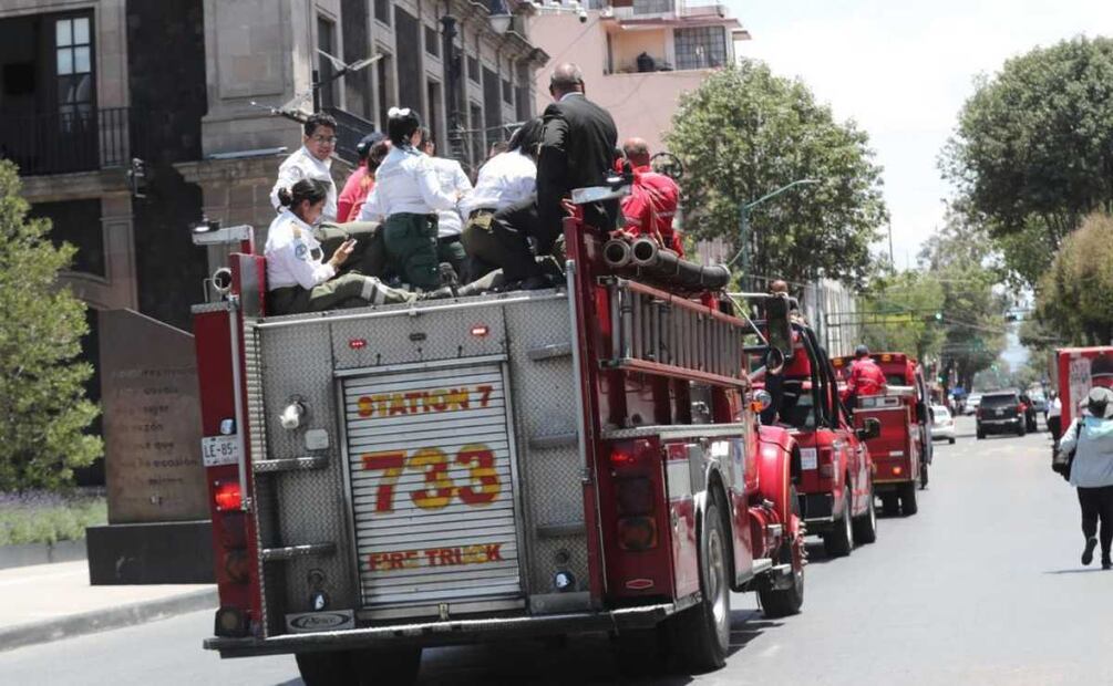 Coordinación General De Bomberos y Protección Civil de Toluca. Foto: Jorge Alvarado. EL UNIVERSAL