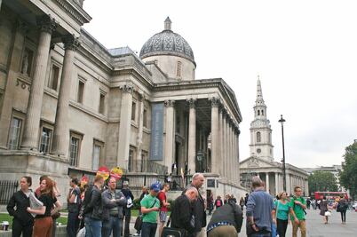 Huelga en National Gallery afecta a visitantes