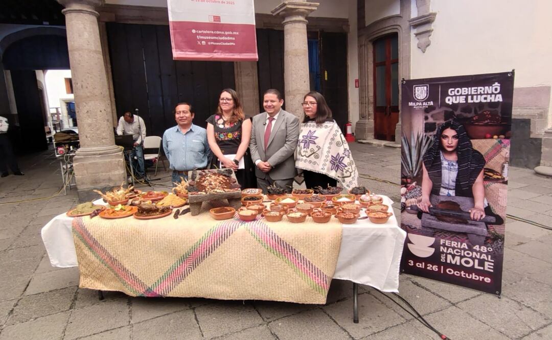Milpa Alta celebra la 48 Feria del Mole con récord Guinness en puerta. Foto: Arantxa Meave