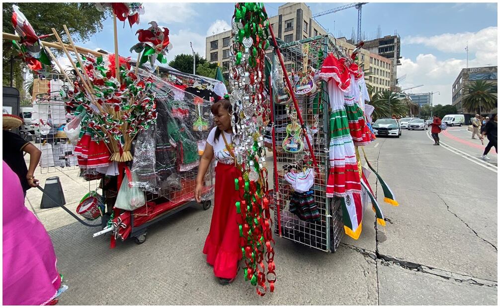 Comerciantes en el centro de la CDMX. Foto: Juan Carlos Williams