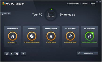 Limpia a fondo tu PC con AVG TuneUp