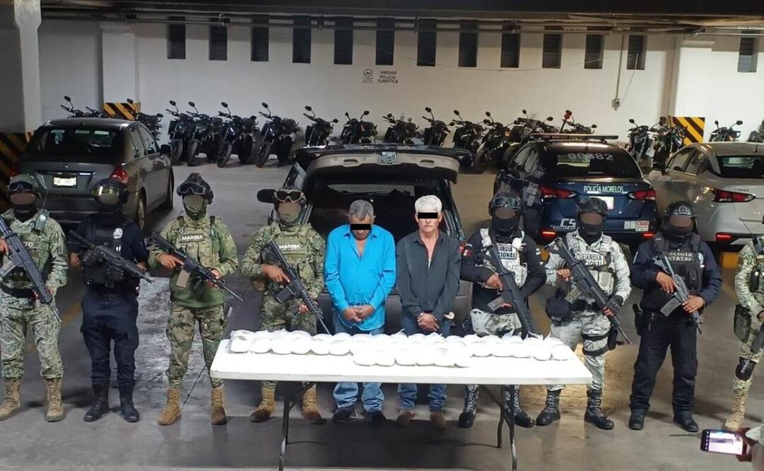 Detienen en Morelos a Francisco "N" y Alfredo "N". Foto: Especial.