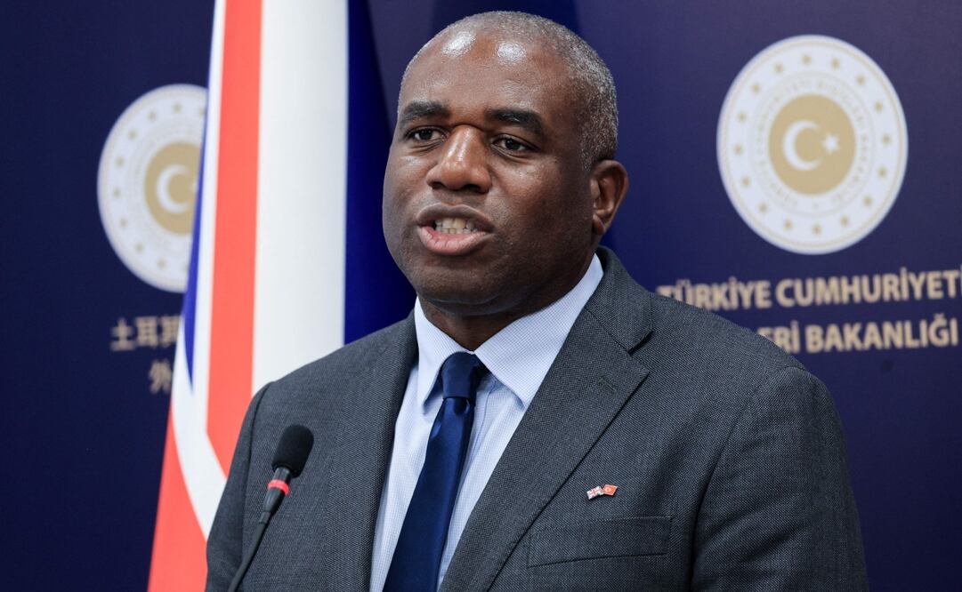 David Lammy, el titular de Exteriores de Reino Unido. Foto: AFP