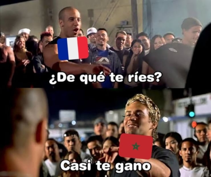 Francia arranca el sueño a Marruecos y provoca risas con los memes