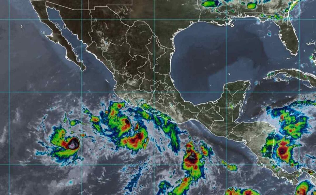 Tormenta tropical Barbara amenaza en convertirse en huracán categoría 1; esta es su trayectoria y los estados en riesgo. Foto: Especial