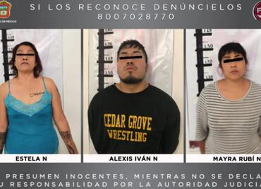 Caen 3 presuntos integrantes de banda dedicada al robo de usuarios de transporte público en Ecatepec