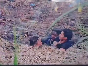 Captan momento en que migrantes se ahogan en fango del Río Bravo