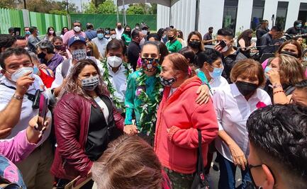 Ante vecinos de GAM, Sheinbaum destaca guerra sucia en pasado proceso electoral 