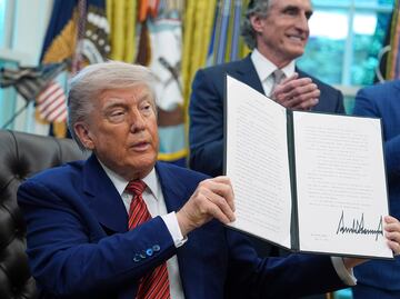 Trump: no habrá aranceles para la UE porque sus empresas acabarán montando plantas en EU; dice que no busca acuerdo