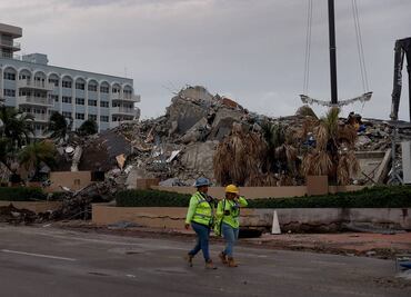 Hallan restos de otras 10 personas en edificio colapsado en Miami; suman 46 muertos