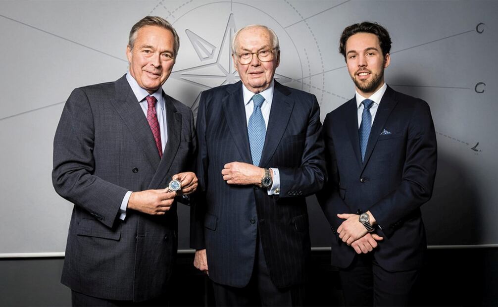 Karl-Friedrich Scheufele, Karl Scheufele y Karl-Fritz Scheufele. Foto: Cortesía Chopard