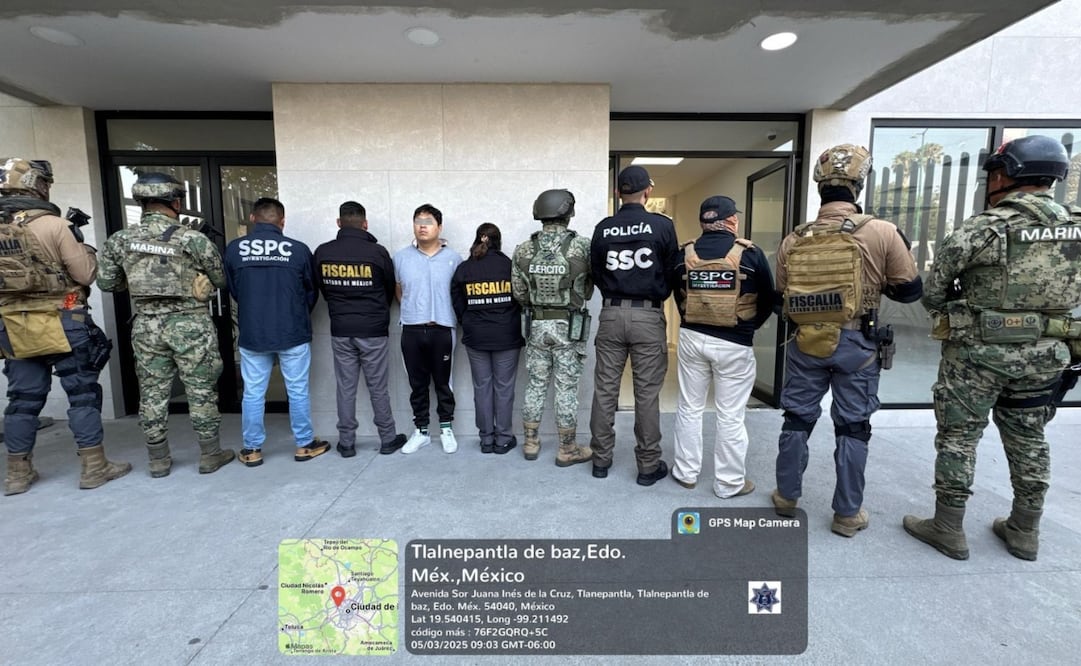 Detención de Brando Salvador “N”, alias “Gastón”. Foto: especial