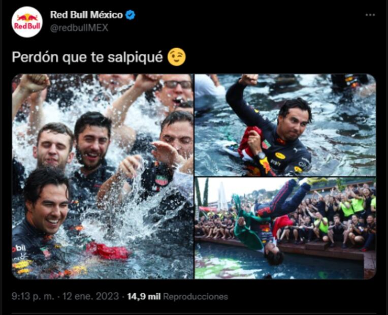 Red Bull usa nueva canción de Shakira para recordar el triunfo de Checo Pérez en Mónaco