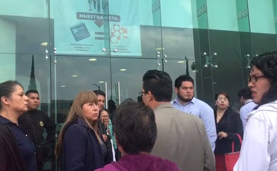 El cierre de los tribunales duró cerca de 15 minutos. Foto: Captura de video