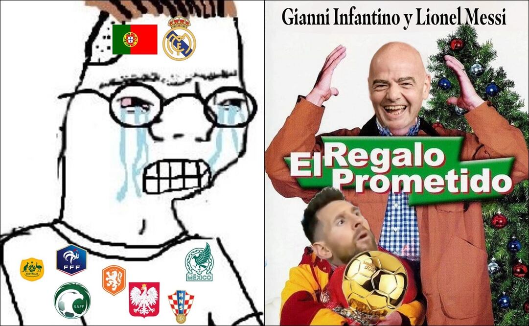 Lionel Messi levantó su octavo Balón de Oro y los memes no tardaron en llegar / FOTO: ESPECIAL