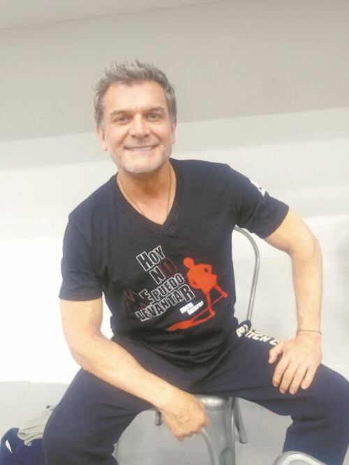 El actor comparte crédito en Hoy no me puedo levantar con Belinda y Yahir. ARACELI GARCÍA. EL UNIVERSAL