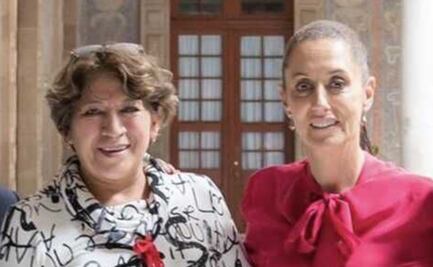"Es tiempo de mujeres", dice Sheinbaum tras virtual triunfo de Delfina Gómez en Edomex